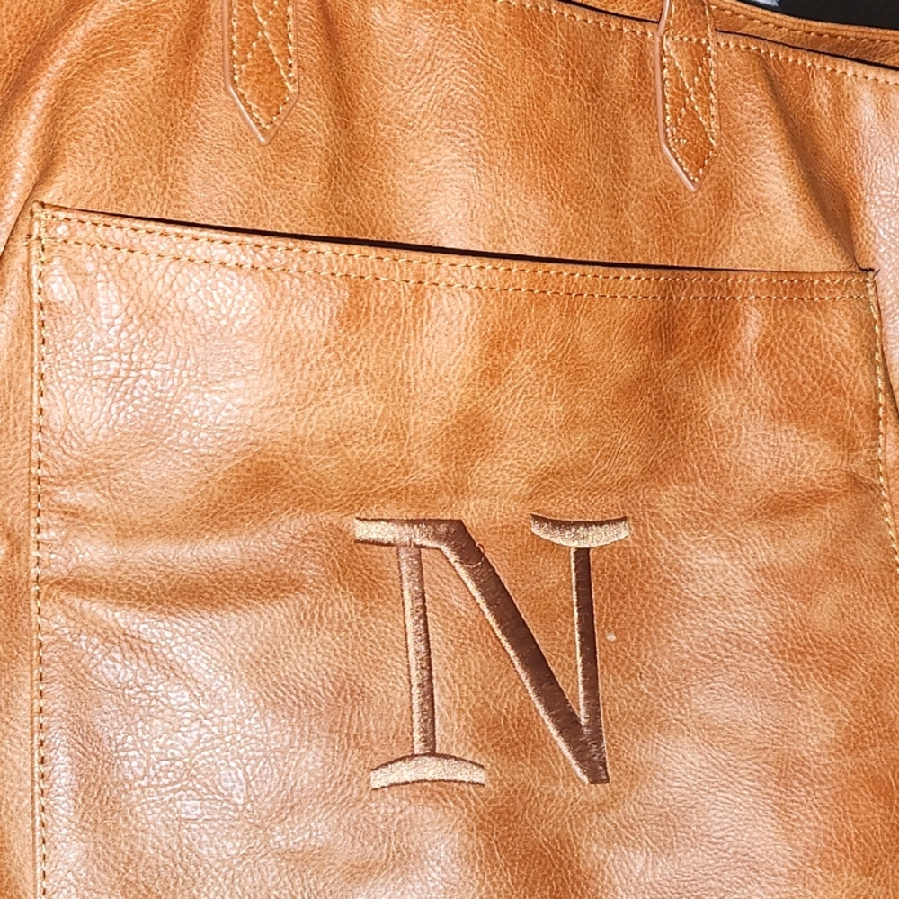 "N" initial thirty one bag